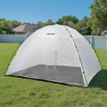 Portable Paint Booth Tent 115×91×74 in with Floor & Mesh Screen