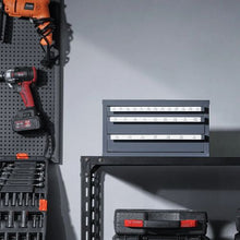 Drill Bit Dispenser Cabinet 3-Drawer Organizer for 1/16"–1/2" Steel Drill Bits Stackable with Labels