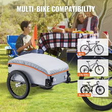 Heavy-Duty Bike Cargo Trailer – 88/100/160 lb Capacity Foldable Bicycle Wagon Cart with Universal Hitch