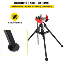 1/8"-5" Pipe Capacity Chain Vise with Tripod Stand for Plumbing and Pipe Work TP-425