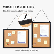 Cork Board Cork Board Double-sided Bulletin Board with MDF Sticker Frame for Office&Home