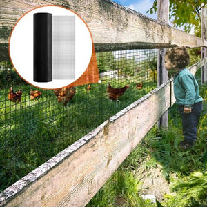 48 Inch x 100 Ft 19 Gauge Chicken Wire Fence Roll Galvanized Wire Mesh Roll for Chicken Coop Barrier Hardware Cloth SS19121248100