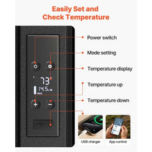 12V 10 Qt Portable Refrigerator – Mini Freezer (-4℉~68℉) with App Control for Camping Travel & Home Use