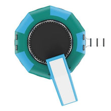 10FT Inflatable Water Bouncer Floating Trampoline with Slide 3-Step Ladder & Electric Air Pump for Pool and Lake