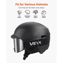 Frameless Magnetic Ski Goggles with Silver Mirror Lens, OTG Anti-Fog Snow Goggles for Men & Women