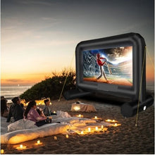 14FT Inflatable Movie Screen Outdoor Projector Screen Blower Carrying Bag Front/Rear Projection