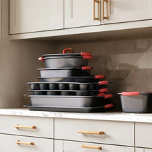 Carbon Steel Cookware Sheets Baking Pans Set Oven Bakeware Cooking Sets for Baking (10-Piece)
