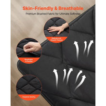 Japanese Tatami Mat Twin Size Foldable 9-Layer Floor Mattress with Storage Bag for Sleeping Meditation & Yoga (Black)