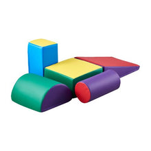 Climbing Toys, 5-Piece Foam Set for Toddlers, PU Leather Indoor Playset for Crawling & Sliding for Kids