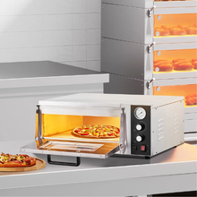 Commercial Electric Pizza Oven 18" Countertop 752°F 1740W Temp & Time Control