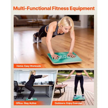 360° Rotating Balance Board 3-Level Adjustable Wooden Wobble Board for Core Training & Home Gym
