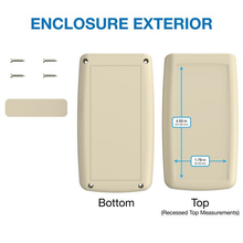 Mother Board Fixing Storage Box Almond ,Hand Held Enclosure With Removable End Panel H65AL
