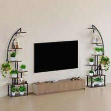65.5in 7-Tier Plant Stand with Grow Lights Metal Indoor Plant Shelf with Timer & Adjustable Brightness