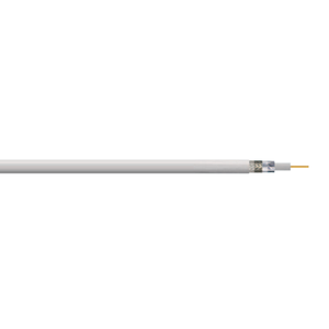 1x1.13 mm² Gaalnet Solid Bare Copper Shield Al PET Tape TC Braid 100V Sat-Coaxial Cable