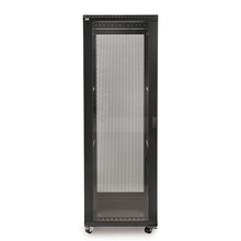 36" 37U Linier Server Glass/Vented Doors Cabinet 3100-3-001-37