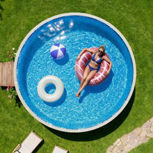 18-ft Round Pool Liner Overlap Vinyl  Fits 52" Walls Boulder Swirl