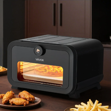 Electric Pizza Oven Air Fryer Combo 12" 750°F 8 Presets Smart Knob