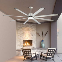 84" Ceiling Fan with Light – 6-Speed Remote, Dimmable 3-Color Reversible DC Motor Low Profile for Bedroom/Living Room