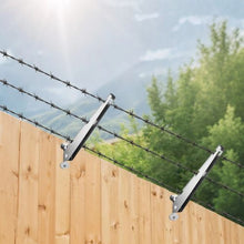 12.2-Inch Barbed Wire Arm Fence Post Extender for Wood & Concrete Fences(Pack of 10)