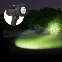 Rechargeable Spotlight Flashlight 200,000 Lumens IP67 Waterproof 4 Modes USB Port