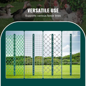 T-Post Heavy Duty Metal Fence Post (6-Piece) 6-6ft
