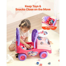 Ride-On Toddler Push Car with Horn & Music, 48.5 lbs Capacity, Under-Seat Storage, 19–36 Months