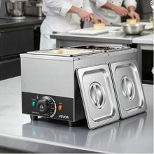 Chocolate Melting Machine 2-Tank 9 Lbs 800W Melter Water Bath Heating 86–185°F