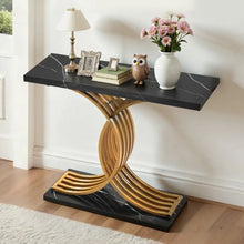 39 In Modern Gold Console Table for home