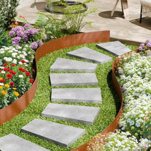 40 x 6 Inch Weather-Resistant Garden Edging Border Steel Landscape Edging B40X6in-6 (Pack of 6)