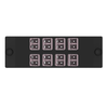 8 Port Opticom Keyed J-Rose LC Fiber Adapter Panel Duplex FAP8WJRODLCZ