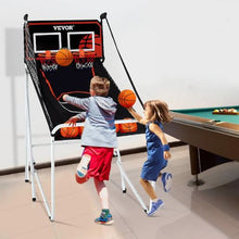 56 x 33 x 63 In Foldable 2-Player Basketball Arcade Game with Electronic Scoreboard for Kids Adults