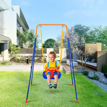 3-in-1 Toddler Swing Set with Foldable Metal Stand & Sandbags – Indoor/Outdoor for Kids & Teens