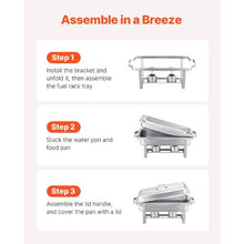 8-Qt Deep Table Pan For Catering Storage Food HZ-433 (Pack of 6)