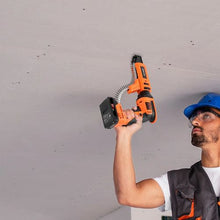 4200RPM Drywall Screw Gun Auto-Feed with 2 Battery Packs Charger Belt Clip Tool Bag Screw Length and Depth Adjustable