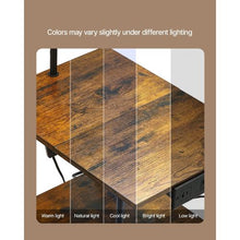 3-Tier Floor Lamp Table with Shelves & Charging