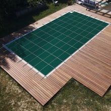 20x42 ft Inground Pool Safety Cover Mesh Winter Cover with Hardware (Green)