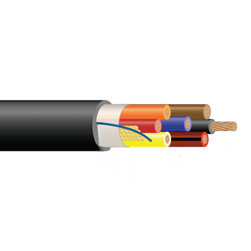 European Control Wire 14 AWG 12C Multi-Conductor FR-XLPE LSZH Jacket Control Cable CU 600V