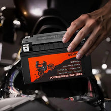 12V 6Ah LiFePO4 Motorcycle Battery Pre-Charged Maintenance-Free High Performance for ATV Motorcycle Jet Skis Scooter UTV