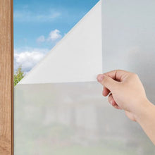 23.6" x 6.5 ft Frosted Window Privacy Film Heat Control Sun Blocking Static Cling