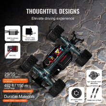 1:14 Scale RC Car 4WD Off-Road Truck 42 km/h 45° Wheelie Extra Car Shell Adjustable Speed for Kids 8+