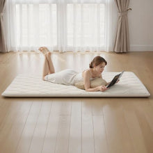 Japanese Tatami Mat Queen Foldable 9-Layer Floor Mattress with Storage Bag for Sleeping & Yoga