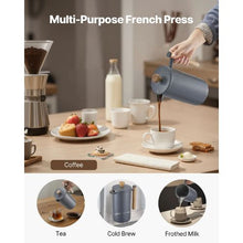 34 oz Stainless Steel French Press Coffee Maker (Black)