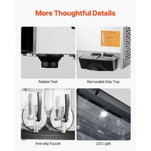 2 x 12 L Commercial Slushy Machine 96 Cups Stainless Steel Drink Maker for Home Party Restaurants