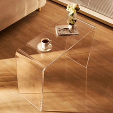 Clear Acrylic Console Table Transparent Side Table 37.95 x 15 x 29.13-Inch for Living Room & Dining Room