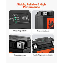12V 2Ah LiFePO4 Motorcycle Battery Pre-Charged Maintenance-Free High Performance for ATV Motorcycle Jet Skis, Scooter UTV