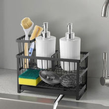 Kitchen Sink Caddy Organizer Sponge Holder for Kitchen Storage 2SH&SC001