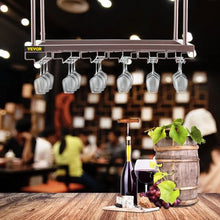 23.6 X  13.8 In  Hanging Wine Glass Rack for Bar Cafe Kitchen XR-JBJ006