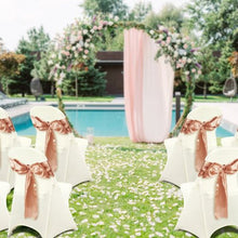 30PCS Stretch Spandex Folding Chair Covers Universal Washable Slipcovers (Ivory White)