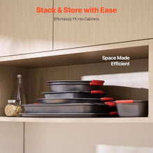 Carbon Steel Cookware Set for Baking Cookie Cake Muffin Bread (8 Pieces)