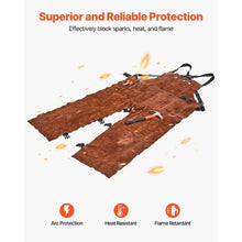 Flame Resistant Cowhide Split Leg Leather Welding Apron – Heavy Duty Safety Apron with 3 Pockets (XL Size)